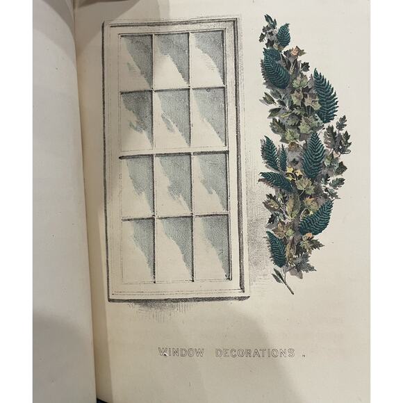 Vintage!! Leaf and Flower Pictures and How to Make Them from 1860 - Picture 6 of 8